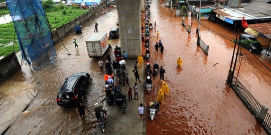 Ini lokasi lengkap dilanda banjir di Jakarta versi BNPB