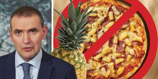 Presiden ini mengaku geram ada nanas di atas pizza