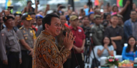 Ahok groundbreaking masjid dua lantai di kawasan RPTRA Kalijodo