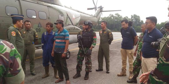 Anggota Paskhas tangkap dua pembakar lahan di Riau