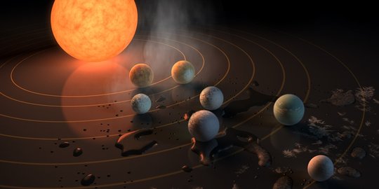 NASA temukan 7 planet mirip Bumi, sangat berpotensi dihuni!