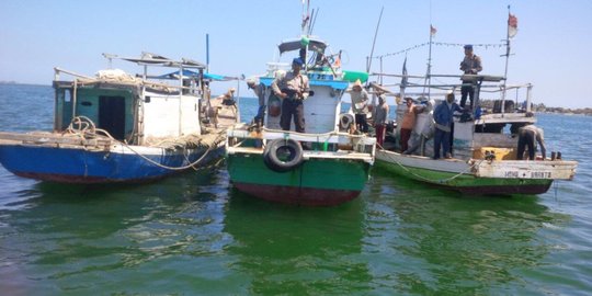 Lagi patroli, Polair ringkus 8 nelayan tangkap ikan pakai bom