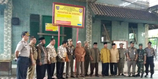 Pembubaran masjid Ahmadiyah di Depok, petugas masih berjaga ketat