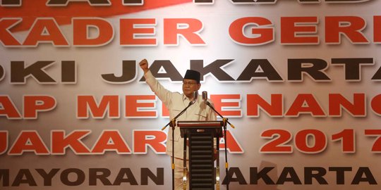 Sindiran Prabowo: Maaf kita bukan penguasa, tidak punya TV dan koran