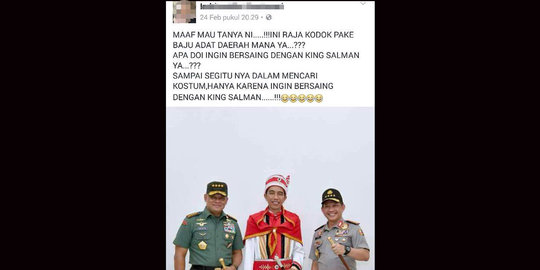 Polisi kerjasama dengan Facebook selidiki akun penghina Jokowi