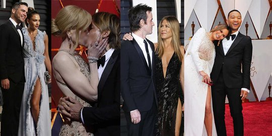 Pasangan aktor dan aktris yang tampil mesra di Oscar 2017