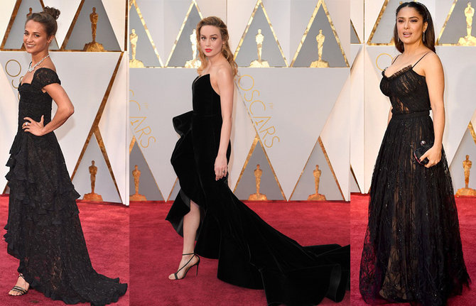 gaun mewah para selebriti di oscar 2017