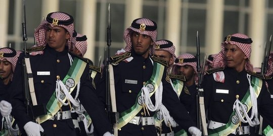 Ini pasukan elite Arab Saudi pengawal Raja Salman