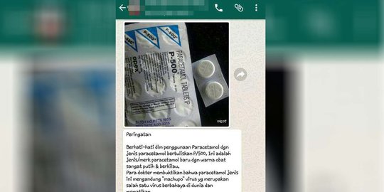 BPOM pastikan kabar virus berbahaya di Paracetamol hoax