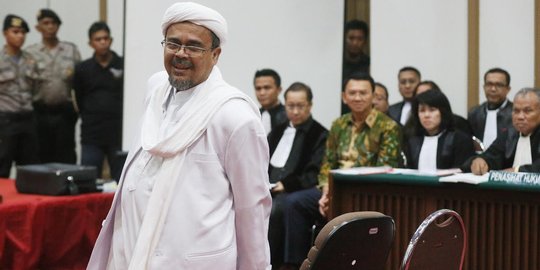 Jadi saksi ahli, Rizieq ngaku pertama kali ketemu Ahok langsung