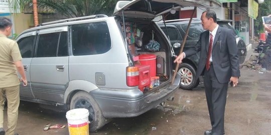 Wali Kota Palembang semprot PKL buang sampah di dekat rumah sakit