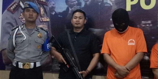 Andika The Titans ditangkap di rumahnya, ada 6 gram ganja sintetis