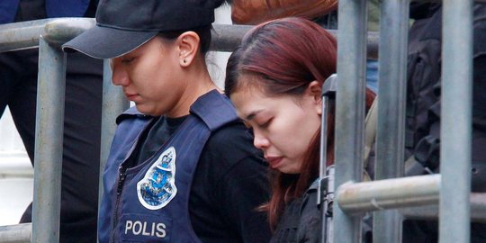 Siti Aisyah murung usai sidang perdana pembunuhan Kim Jong-nam