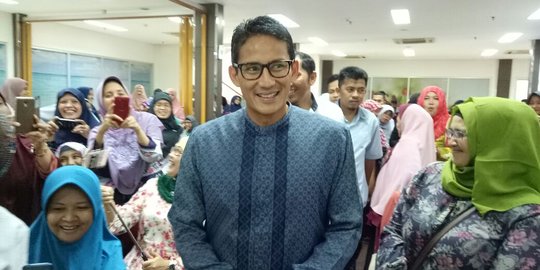 Sandiaga senang Ahok adopsi program Oke Oce