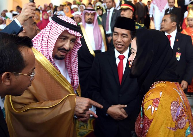 puan maharani bertemu raja salman