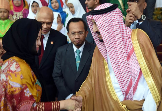 puan maharani bertemu raja salman