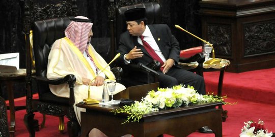 Ketua DPR Setya Novanto sempat bicara dengan Raja Salman soal haji