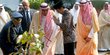 Jokowi dan Raja Salman tanam pohon kayu besi di Istana Merdeka