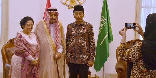 Pertemuan hangat Raja Salman dengan anak Bung Karno Megawati