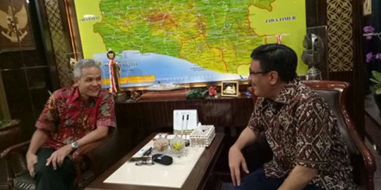 Temui Ganjar, Djarot curhat masalah Jakarta dan jajaki kerja sama