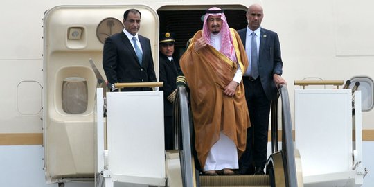 Kemegahan pesawat Raja Salman jadi sasaran obyek swafoto