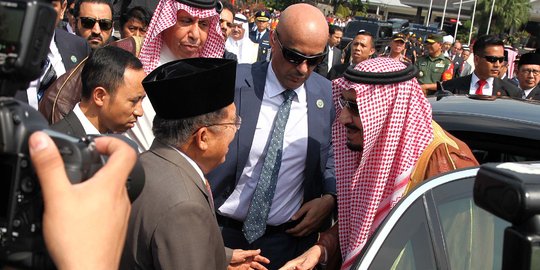 Didampingi Menag dan Djarot, Jusuf Kalla lepas Raja Salman di Halim