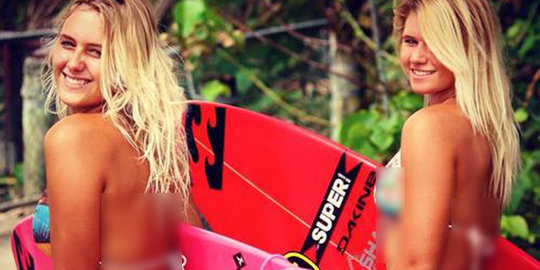 Kardashian bersaudara dari Australia, duo surfer seksi idola pria