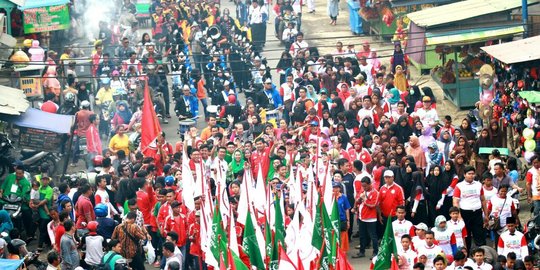 Kirab kebangsaan Ansor & TMP, anak muda diminta dukung Pancasila