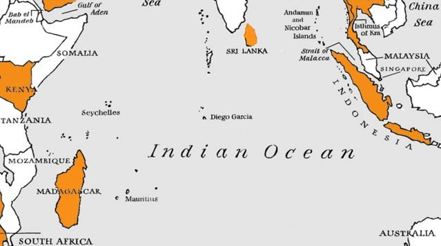 peta samudra hindia