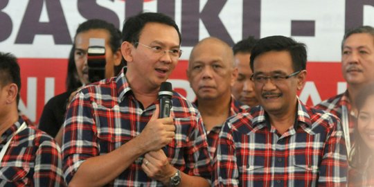 Ketika Ahok-Djarot pilih hadiri pernikahan dibanding rapat pleno