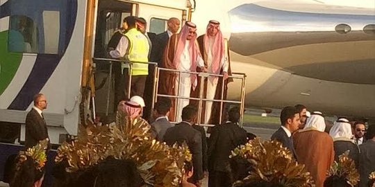 Raja Salman pakai jalur khusus saat makan di Garuda Wisnu Kencana