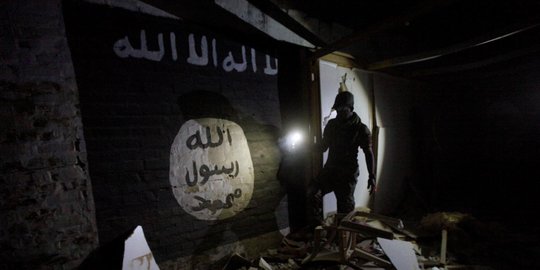 Penampakan kamp latihan bawah tanah ISIS di Mosul