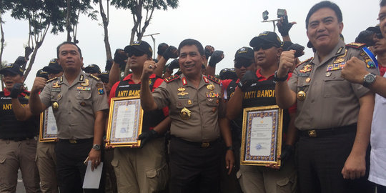 Dalam sebulan, Tim Anti Bandit ungkap 102 kejahatan di Surabaya