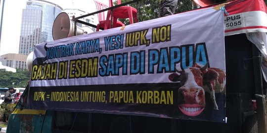 Tuntut hak dan keadilan, karyawan PT Freeport turun ke jalan