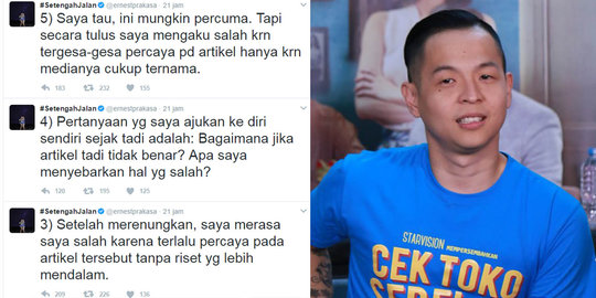 Ernest minta maaf komentari Wapres JK bertemu Ustaz Zakir Naik