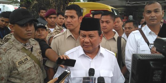 Prabowo minta maaf ke warga NTB: Dulu saya menang besar di sini