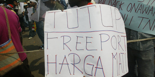 Sudah keruk alam Papua 50 tahun, Freeport seenaknya PHK karyawan