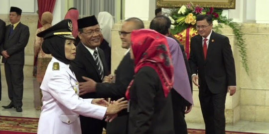 Jokowi lantik Nuhajizah jadi Wakil Gubernur Sumut