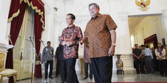 Siang ini, SBY temui Presiden Jokowi di Istana Merdeka