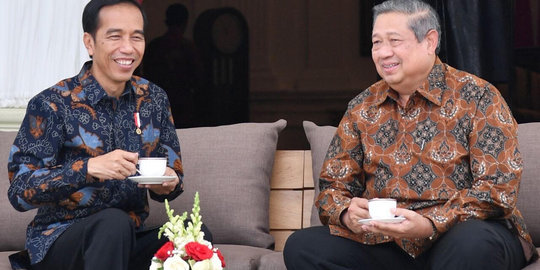 Bertemu Jokowi, SBY bilang 'klub mantan Presiden dan Presiden'