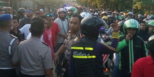 Ribut angkot vs ojek online, Polri imbau jangan mudah terpancing