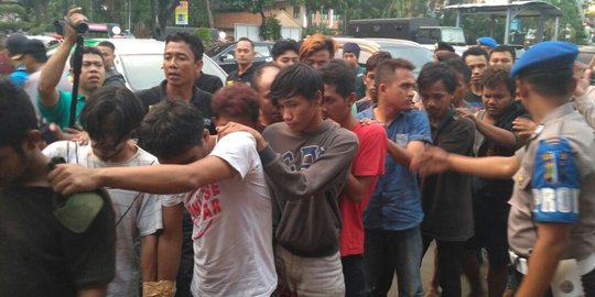 21 Pelaku kericuhan ojek online vs Angkot di Tangerang ditangkap