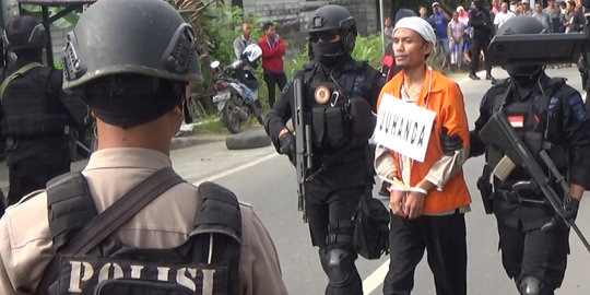 Rekonstruksi bom gereja Oikumene hanya diikuti 5 tersangka