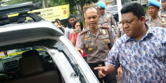 Polisi pastikan Avanza yang dirusak sopir angkot bukan taksi online