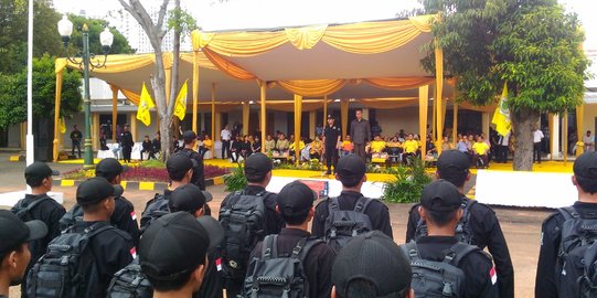 Dilatih Brimob, 215 Brigade Beringin disiapkan kawal Ahok-Djarot