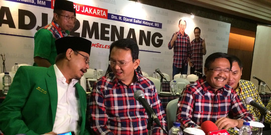 Perang senyap Ahok-Djarot di putaran dua Pilgub DKI