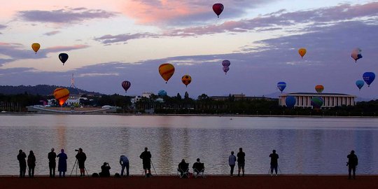 Festival Balon Canberra meriahkan langit Australia