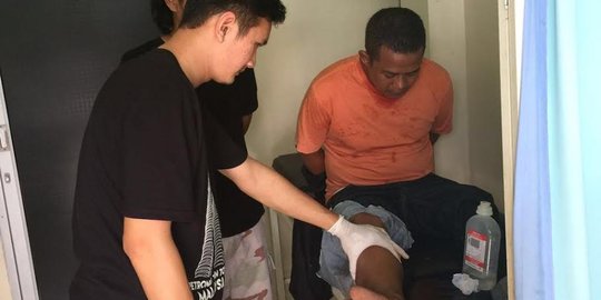 Rampok sopir Grab Car, Herman ditembak saat larikan mobil korban