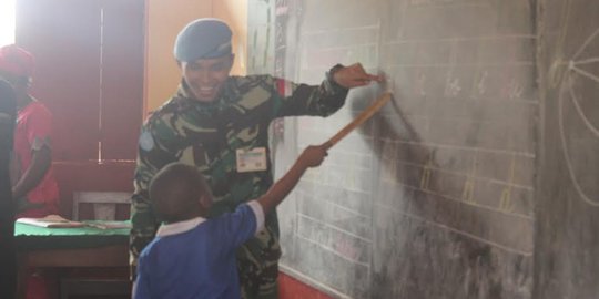 Kisah prajurit TNI sampai jadi guru di Afrika Tengah