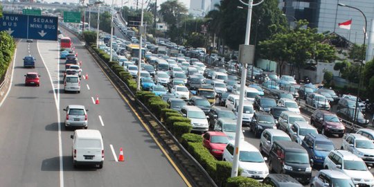 Depok akan berlakukan contra flow mulai besok, ini aturan mainnya